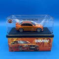 Hot Wheels RLC 1995 BMW M3 LTW JCP08 Spectraflame Orange in acrylic display case with original box