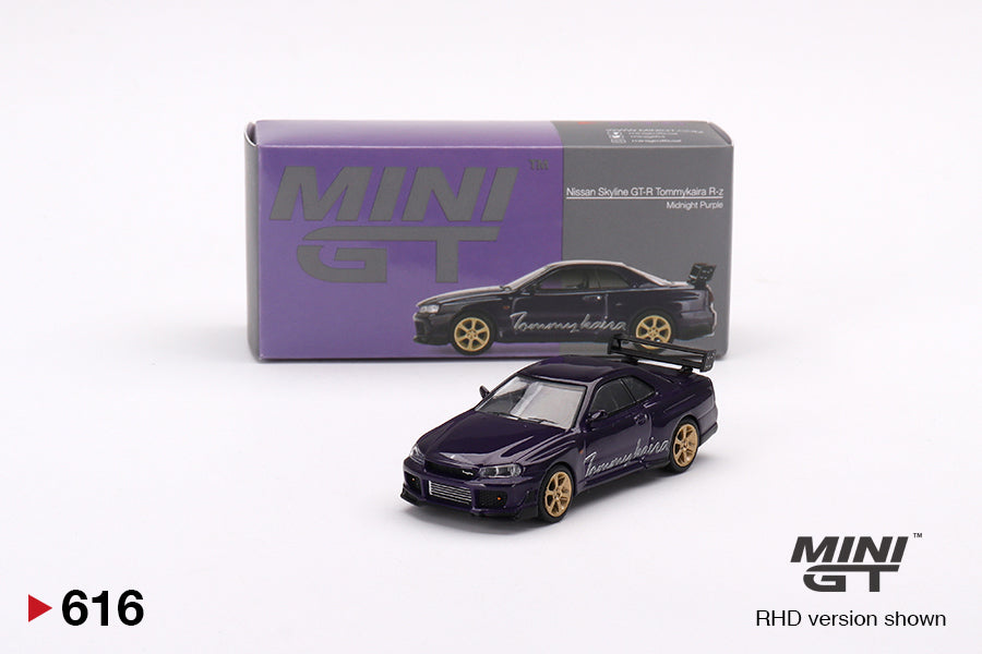 MINI GT 1:64 Nissan Skyline GT-R Tommykaira R-z Midnight Purple
