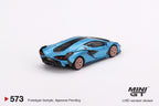 MINI GT 1:64 Lamborghini Sián FKP 37 Blu Aegir