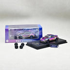 CM Model Porsche 964 Widebody Chrome Purple