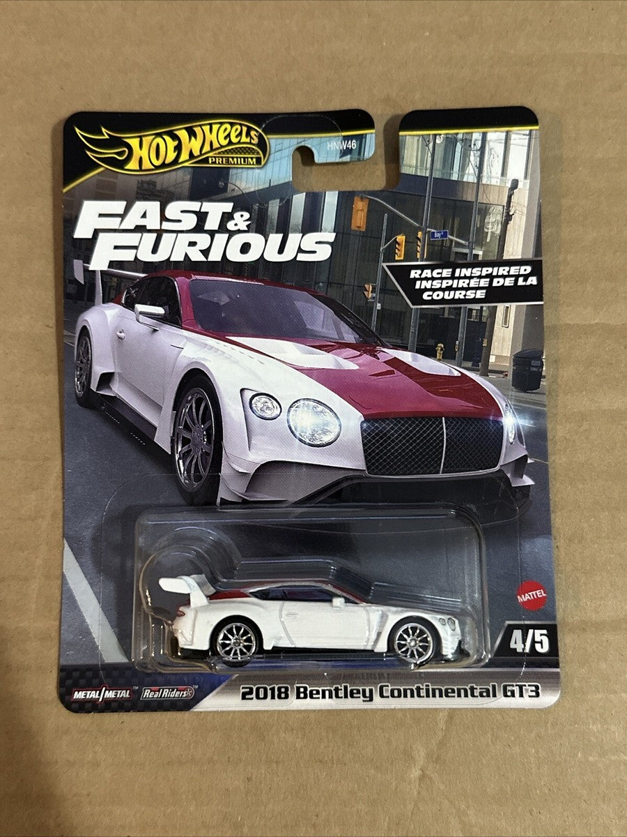 Hot Wheels Premium Fast & Furious – 2018 Bentley Continental GT3