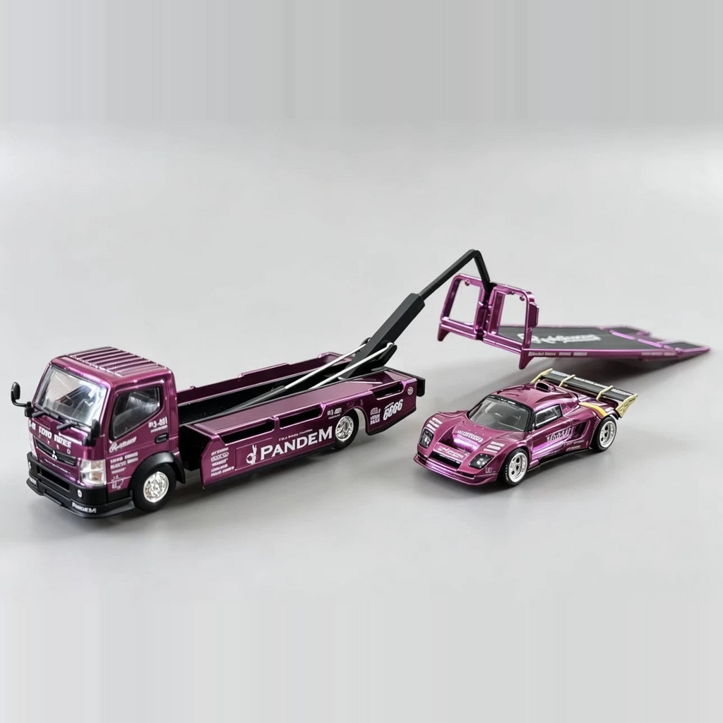 PANDEM Elise and FUSO truck front angle