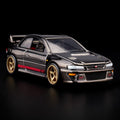 Hot Wheels RLC 1998 Subaru Impreza WRX STi Spectraflame slate JJY62 — Front three-quarter view