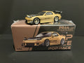 POP RACE 1:64 Mazda RX-7 FD3S RE Amemiya PR64-129 Gold Bangkok Auto Salon 2024 Diecast Model – Limited Edition