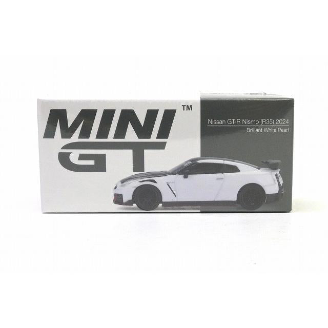 Mini GT – Nissan GT-R Nismo (R35) 2024 – Brilliant White Pearl