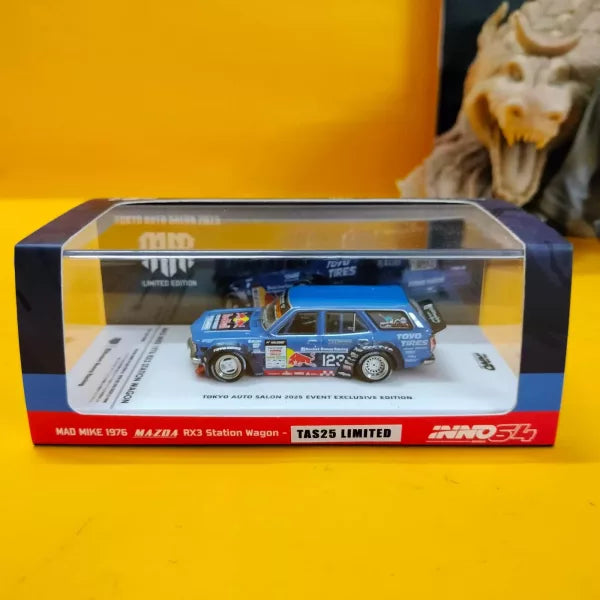 INNO64 Mad Mike 1976 Mazda RX-3 Station Wagon TAS25 Tokyo Auto Salon 2025 Limited