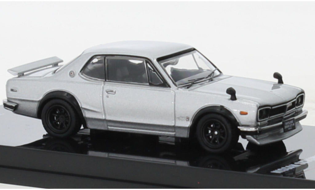INNO64 Nissan Skyline 2000 GT-R KPGC10 Hakosuka Silver