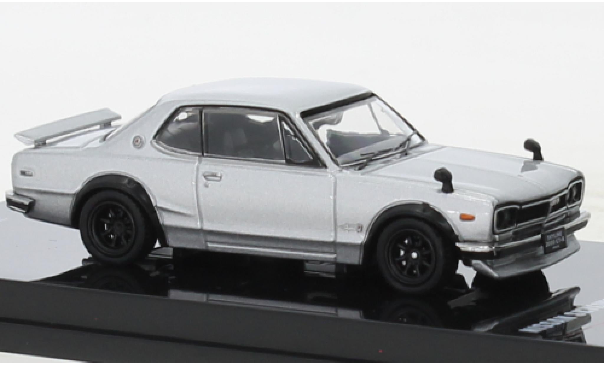 INNO64 Nissan Skyline 2000 GT-R KPGC10 Hakosuka Silver