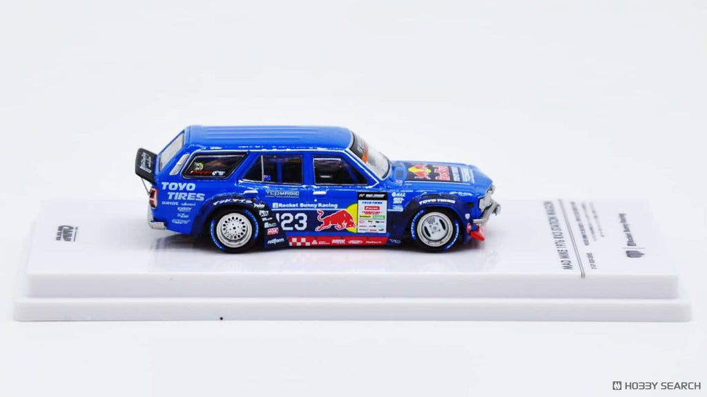INNO64 Mad Mike 1976 Mazda RX3 Station Wagon TAS25 — Side profile