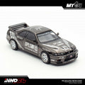 INNO64 Nissan Skyline GT-R R33 DPLS TMCS 2025 Black Chrome Chase — front three-quarter