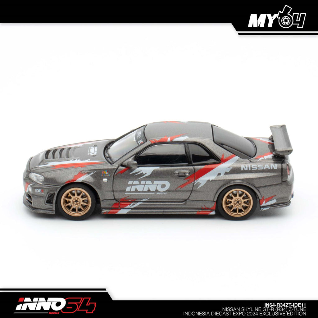 INNO64 Nissan Skyline GT-R R34 Z-Tune IDE11 2024 — side profile