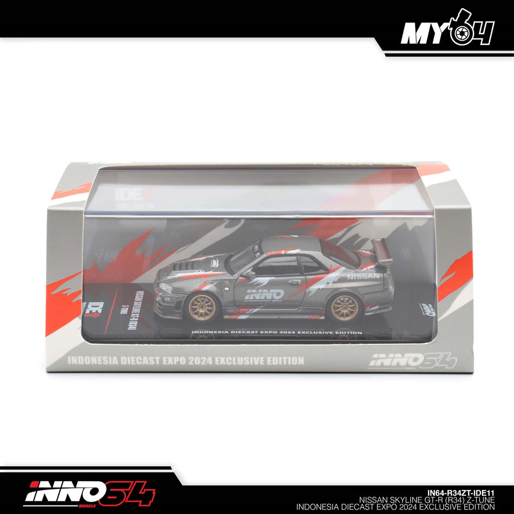 INNO64 Nissan Skyline GT-R R34 Z-Tune IDE11 2024 — event packaging