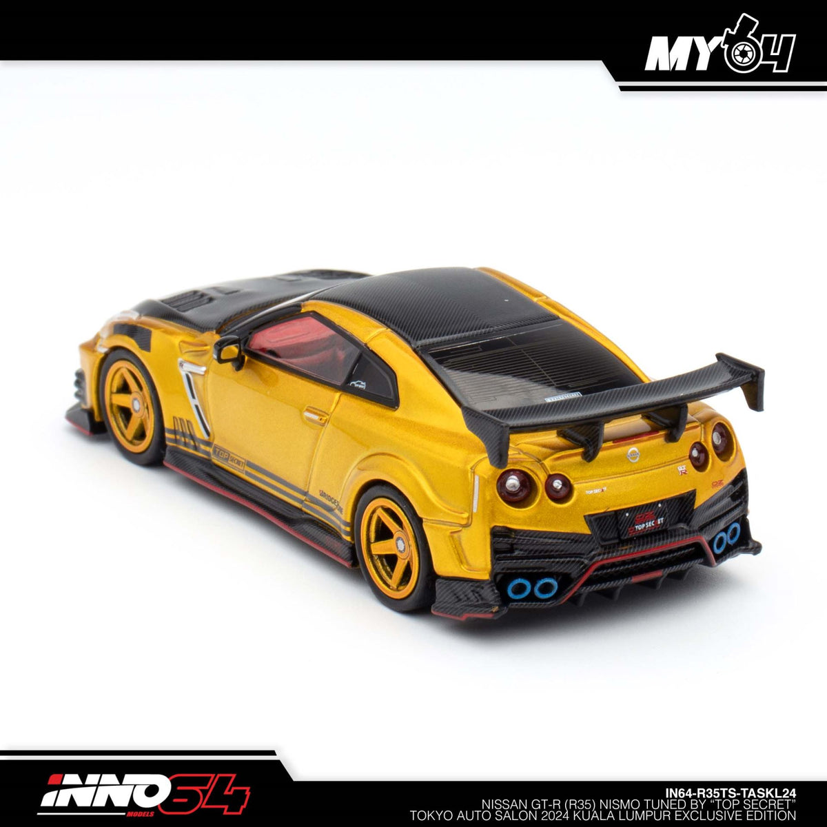 INNO64 R35 Top Secret gold TASKL24 — rear left