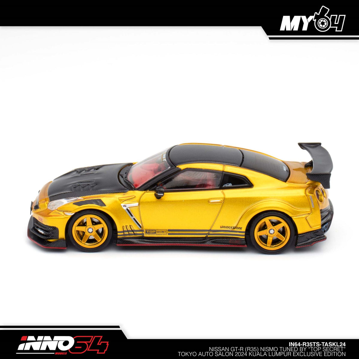 INNO64 R35 Top Secret gold TASKL24 — side profile