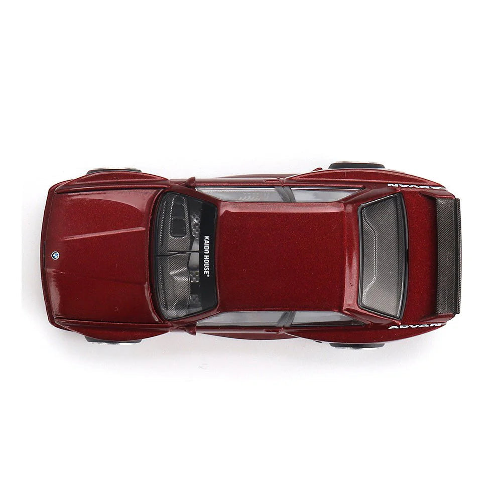 BMW M3 E30 Kaido GT V1 Calypso Red Metallic KHMG162 — Top view