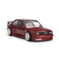 BMW M3 E30 Kaido GT V1 Calypso Red Metallic KHMG162 — Front three-quarter view