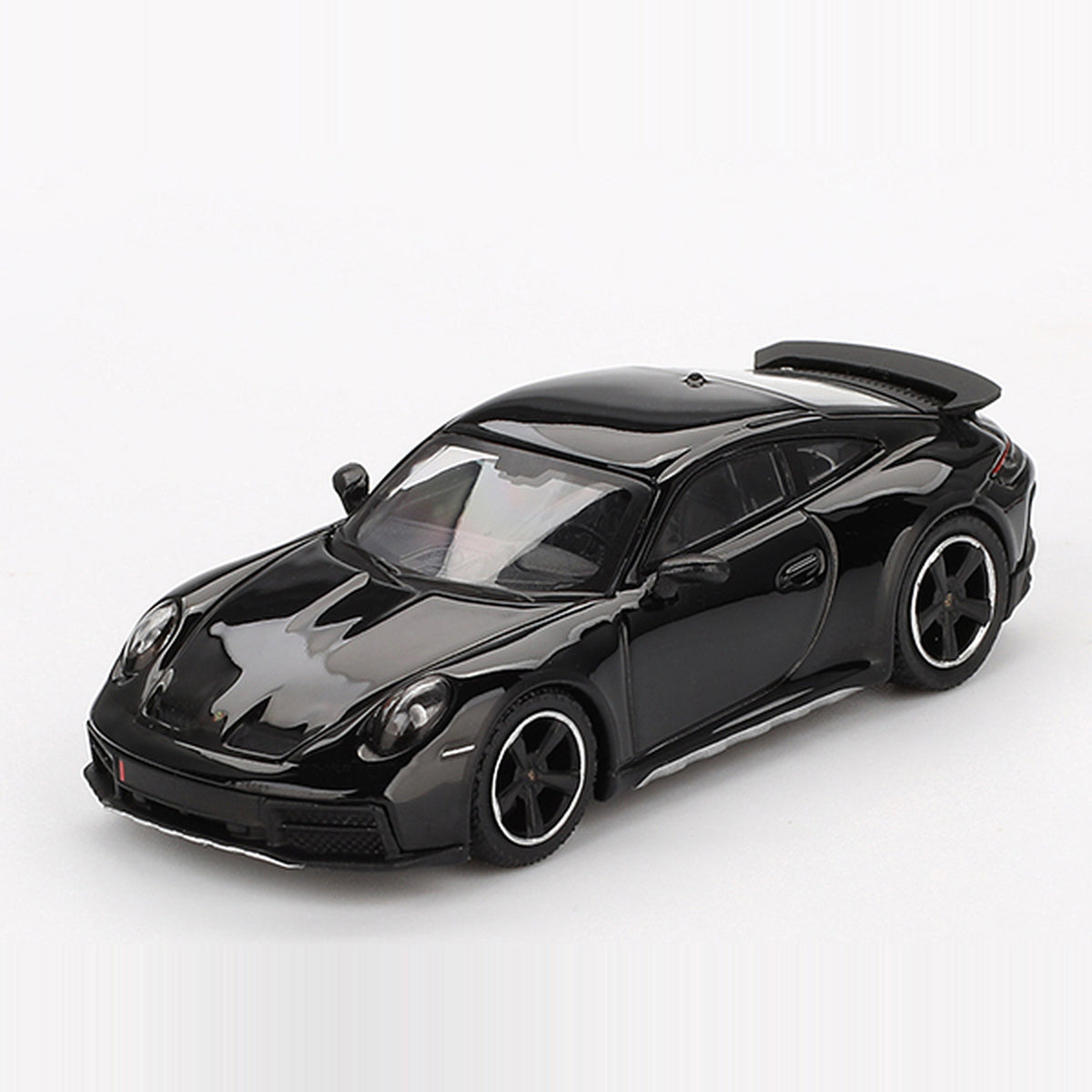 MINI GT 958 Porsche 911 Dakar Black front three-quarter view