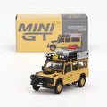 MINI GT 1:64 Land Rover Defender 110 – Camel Trophy Edition
