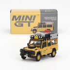 MINI GT 1:64 Land Rover Defender 110 – Camel Trophy Edition