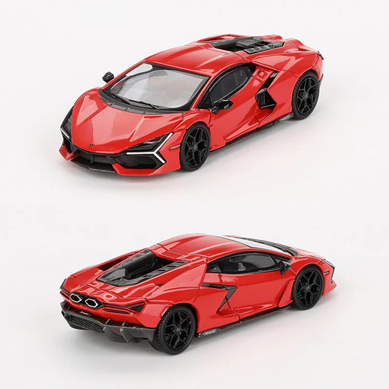 MINI GT 1:64 Lamborghini Revuelto – Arancio Dac Lucido (MiJo Exclusives)
