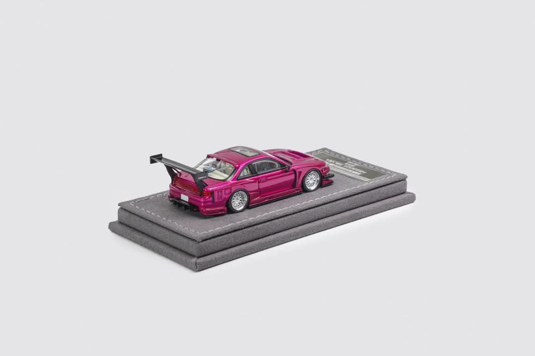 Mortal Model Silvia S14 pink TMCS Malaysia 2025 — rear three-quarter