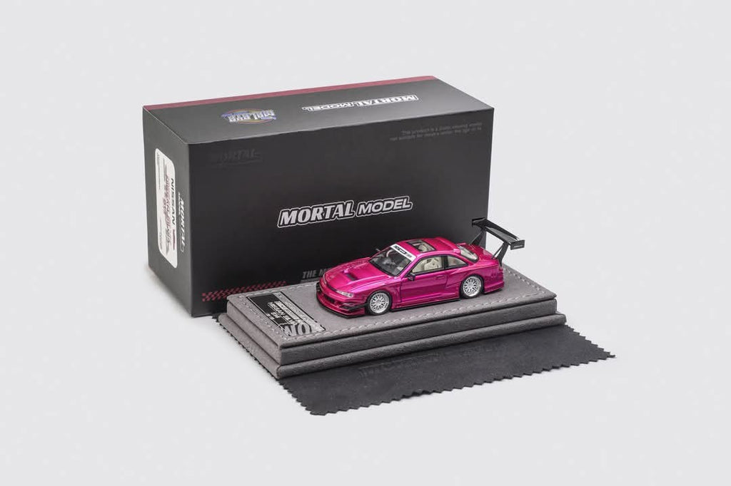 Mortal Model Silvia S14 pink TMCS Malaysia 2025 — model with event box