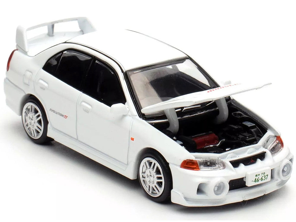 Lancer Evolution IV opening hood and engine