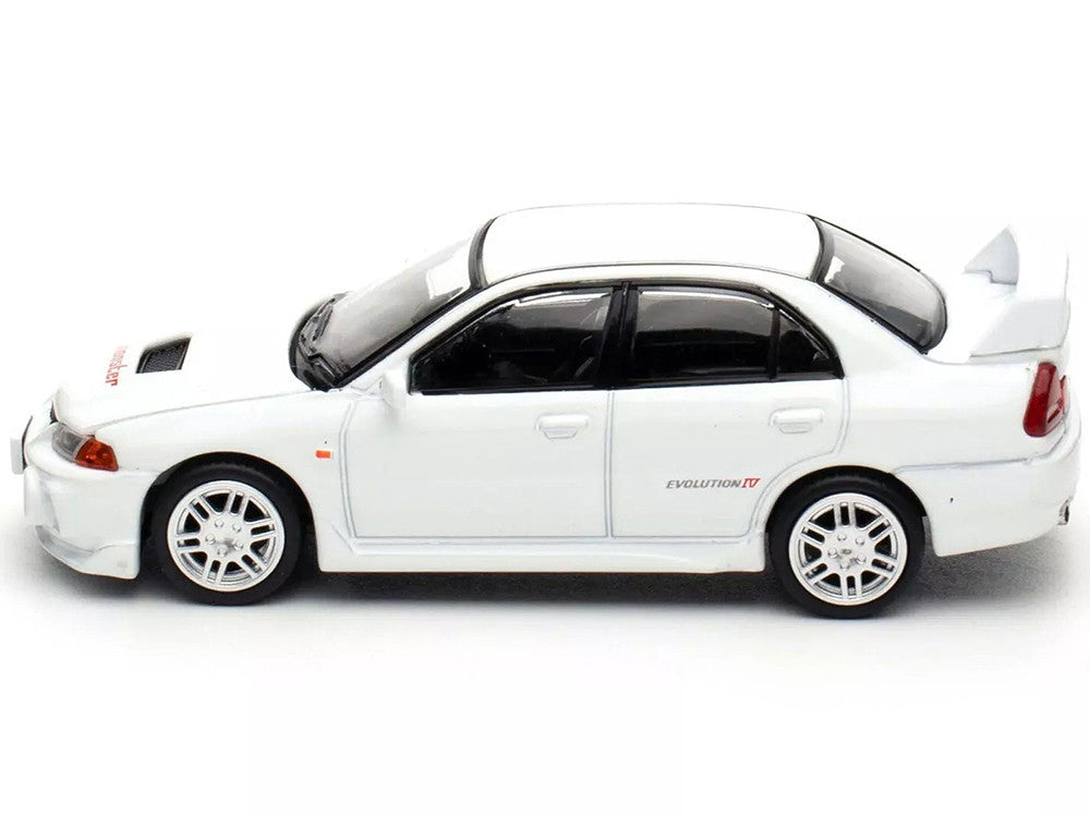 Lancer Evolution IV white side profile