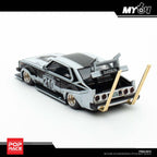 POP RACE 1:64 Nissan Skyline C210 Bosozoku Style PR64-73 Widebody