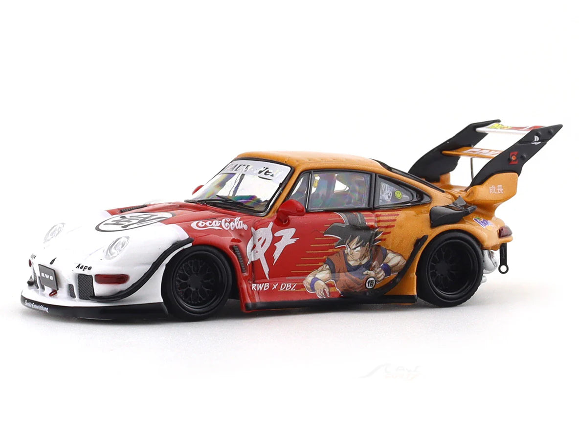 Street Warrior Porsche 911 RWB RAUH Widebody Anime/Goku Livery