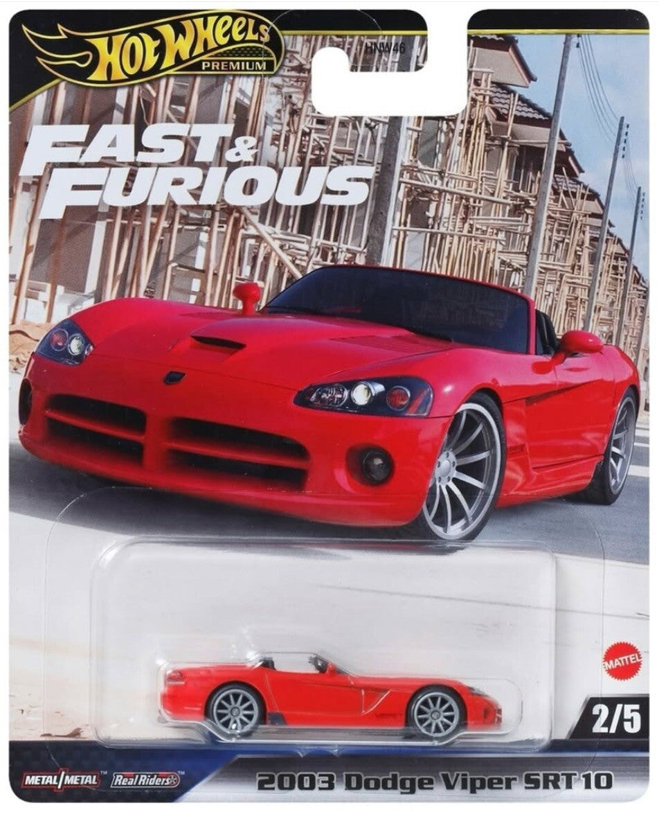 Hot Wheels Premium Fast & Furious – 2003 Dodge Viper SRT-10