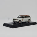 Range Rover white front three-quarter