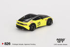 MINI GT 1:64 Nissan Fairlady Z LB★NATION Works Yellow #23 (LHD) – No.826