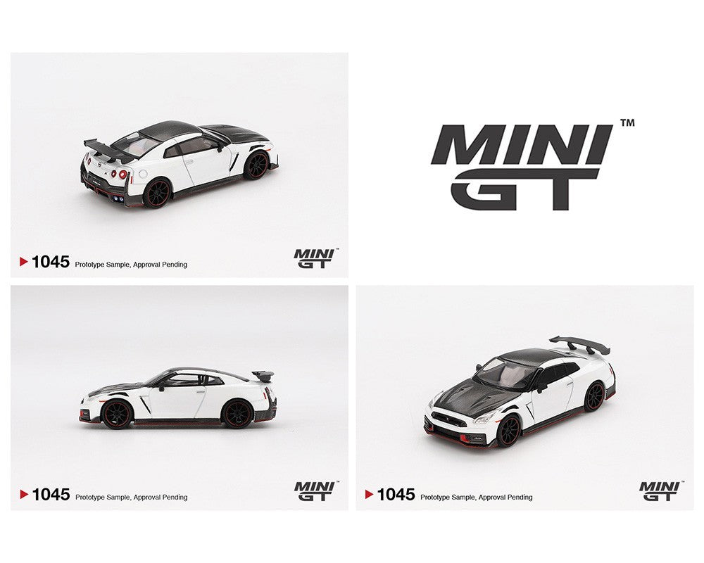 Mini GT – Nissan GT-R Nismo (R35) 2024 – Brilliant White Pearl