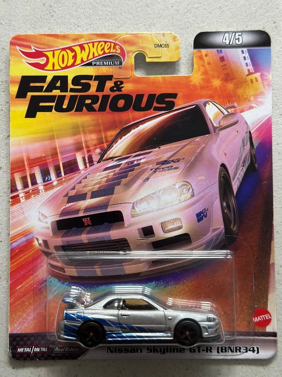 Hot Wheels Premium – Nissan Skyline GT-R (BNR34)