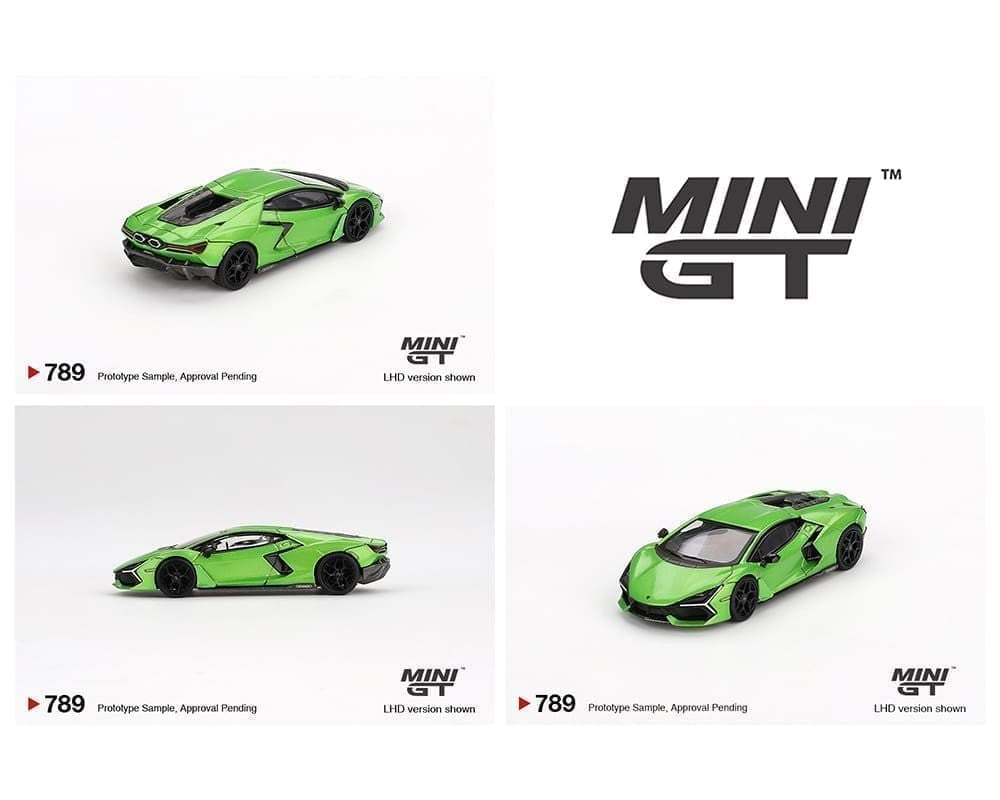 MINI GT 1:64 Lamborghini Revuelto – Verde Selvans