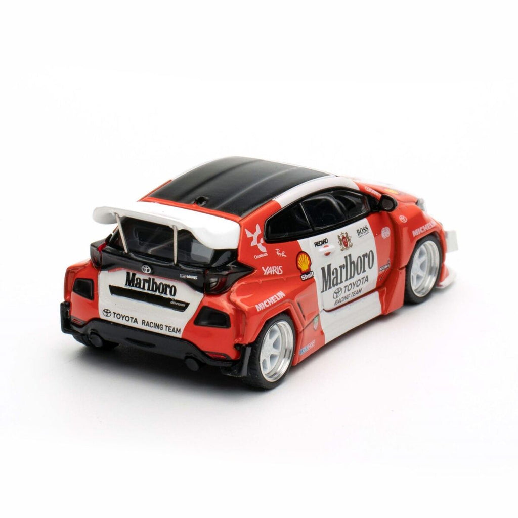 POP RACE 1:64 Pandem Toyota GR Yaris PR64-66 Marlboro Style Racing Livery Widebody