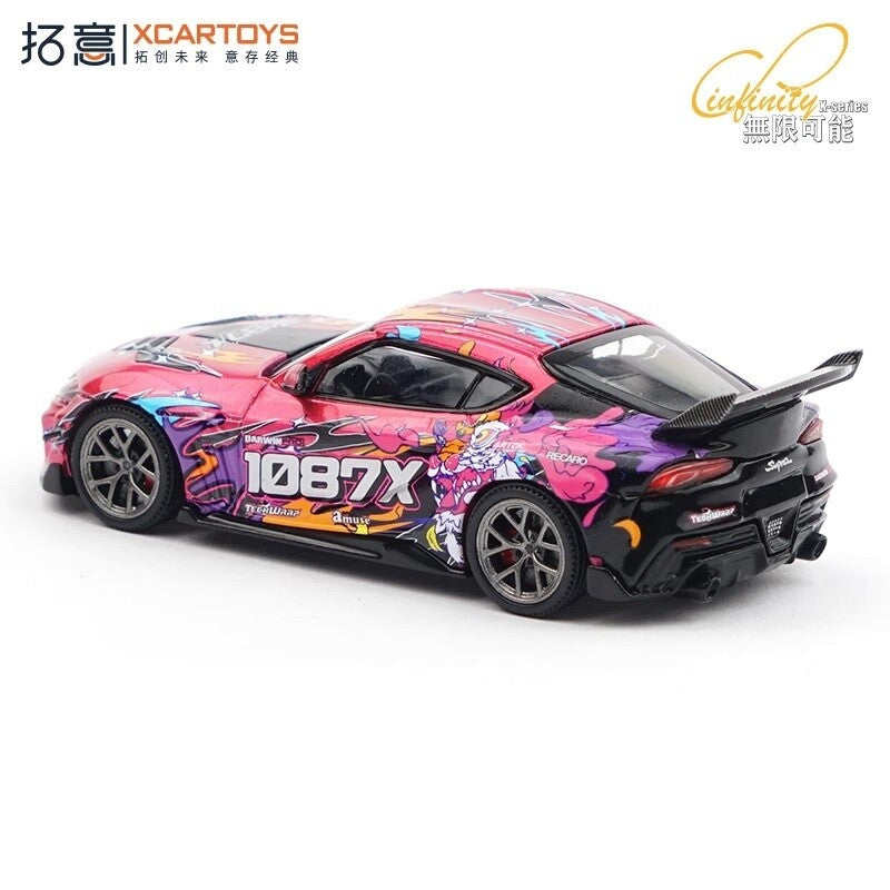 XCARTOYS 1:64 Toyota GR Supra A90 DarwinPRO 666 WBK GTSHOW 2025 X37