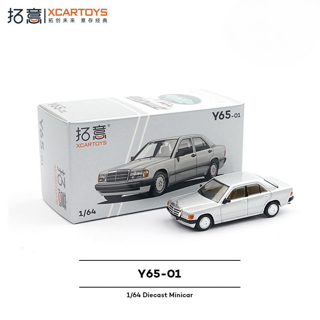 XCARTOYS 1:64 Mercedes-Benz 190E Silver