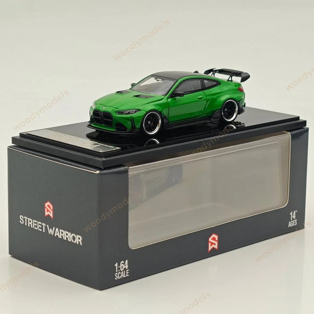 Street Warrior 1:64 BMW M4 G82 Widebody Green