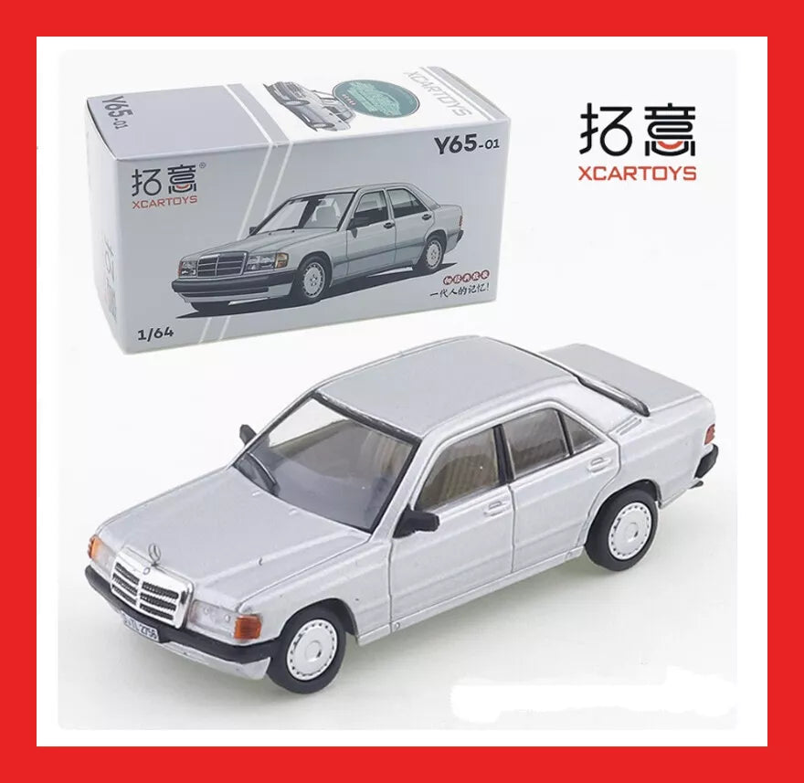 XCARTOYS 1:64 Mercedes-Benz 190E Silver
