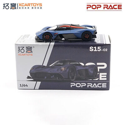 POP RACE x XCARTOYS 1:64 Koenigsegg Agera RS Blue/Black Diecast Model S15-02 New in Box