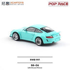 POP RACE x XCARTOYS 1:64 Porsche 911 RWB 997 Mint Green