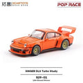 POP RACE x XCARTOYS 1:64 Singer DLS Turbo Study Orange S29-01