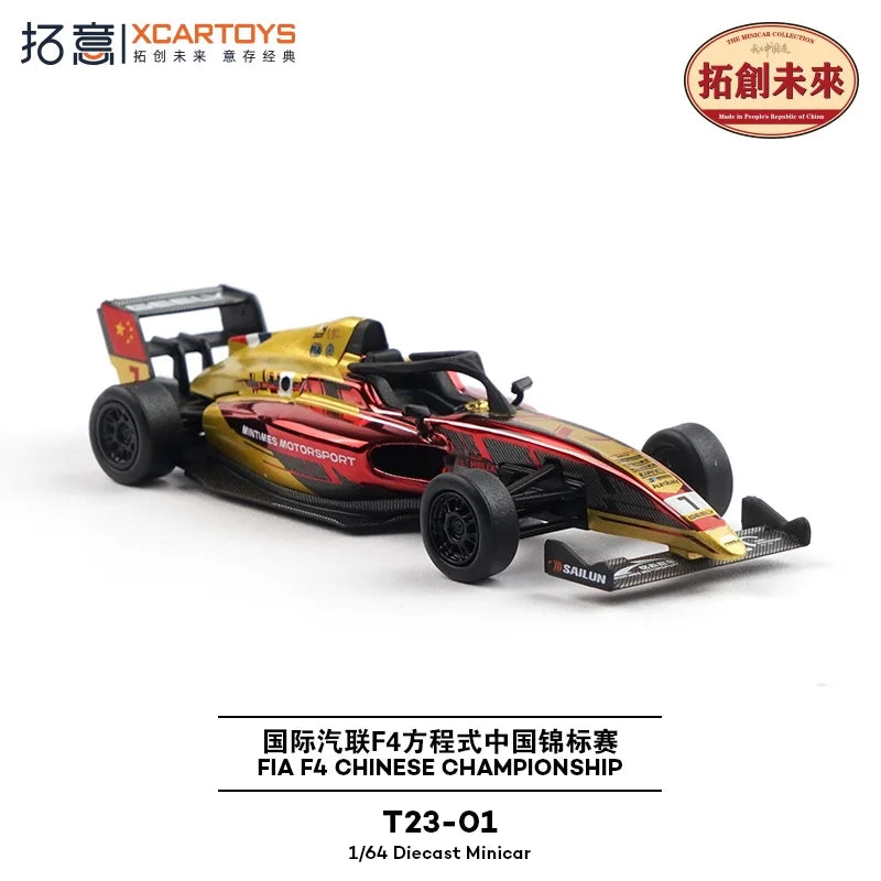 XCARTOYS 1:64 FIA F4 Chinese Championship Formula Car T23-01